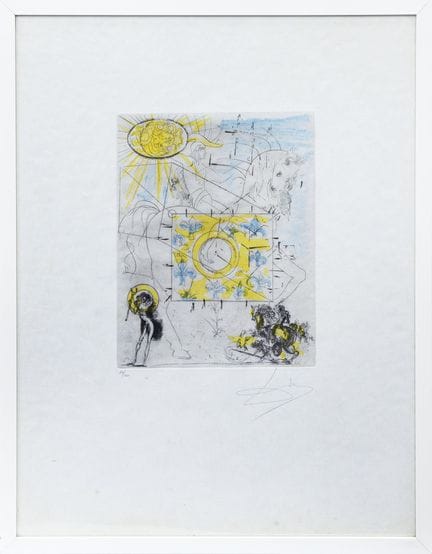 SALVADOR DALÍ (Figueras, 1904-1989)   
"CABALLERO 