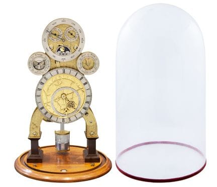 BEDEUTENDE ASTRONOMISCHE SKELETTUHR DER MARKE G.M.