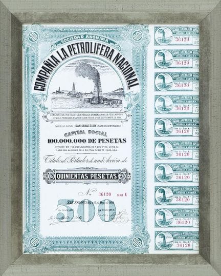 AZIONE DELLA COMPAGNIA PETROLIFERA NAZIONALE. SAN 