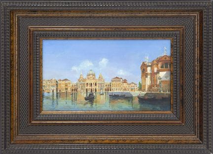 "VISTA DEL GRAN CANALE DI VENEZIA"
Olio su tavola
