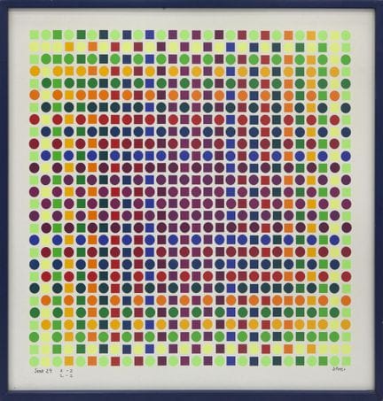 JULIO LE PARC (Argentina, 1928) 
"SURFACE COULEUR 