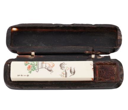TRADITIONELLES CHINESISCHES STEMPEL AUS NATURSTEIN