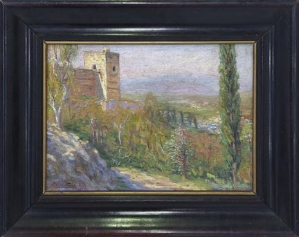 José DE LA FUENTE GRIMA (1915-1997) 
"VISTA DI UN 