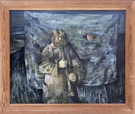 BORÍS DOSÉKIN (Russia, 1948-2006) 
"FLAUTISTA" 198