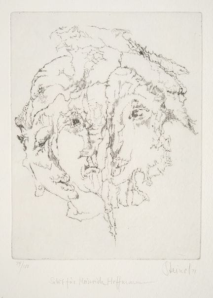 Kurt Steinel "Salut für Heinrich Hoffmann" incisio