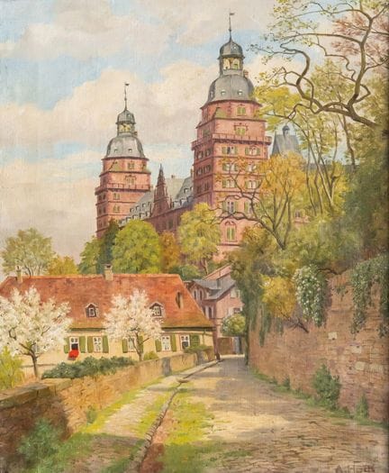Adalbert Hock (1866-1949), Vue depuis la rue Suica