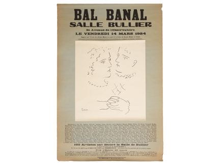 Pablo Picasso (1881-1973), raro manifesto “Bal Ban