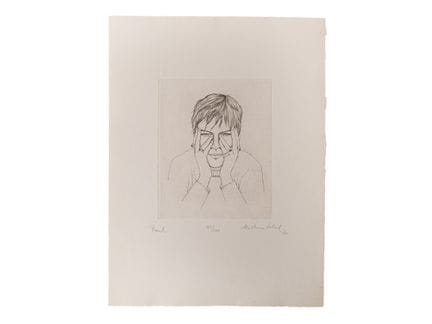 Christian Schad (1894-1982), incisione "Paul", dat