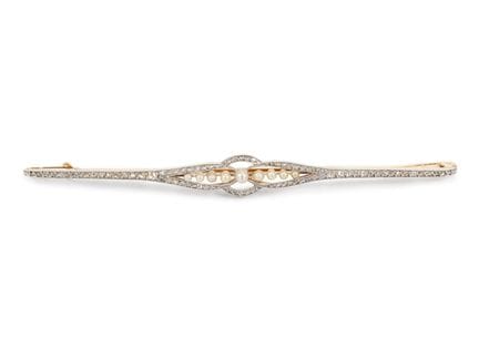 Ancienne épingle à perles en diamant rose, inhabit