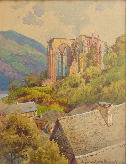 Rovine della cappella di Werner a Bacharach sul Re