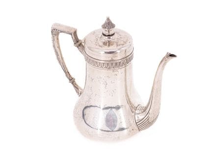 Teiera Art Nouveau, argento 800, Germania 1910 cir