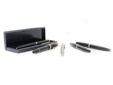 Five Montblanc Fountain Pens, Including Meisterstü