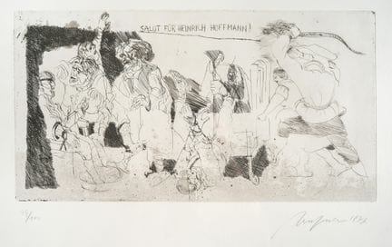 Alfred Hrdlicka "Salut für Heinrich Hoffmann" inci