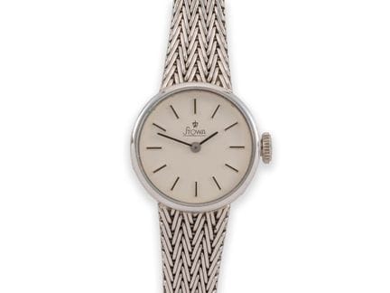 Orologio da polso da donna Stowa, in oro bianco 8K