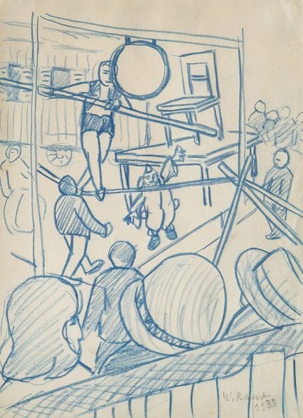 Wilhelm Raab (1907-1989), "Circo", Francoforte, da