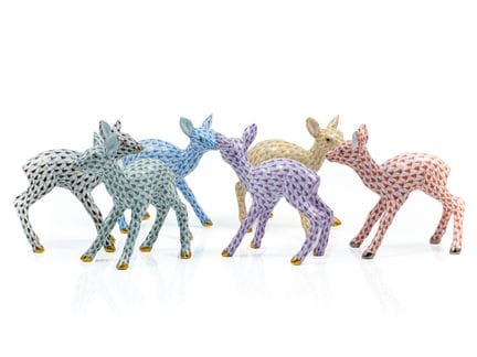 Six chevreuils en porcelaine, Herend

Six chevreui