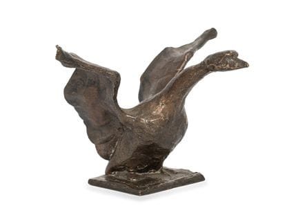 Scultura in bronzo raffigurante un cigno, Gotthelf