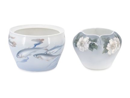 Deux vases, Bing &amp; Grøndahl et Royal Copenhage