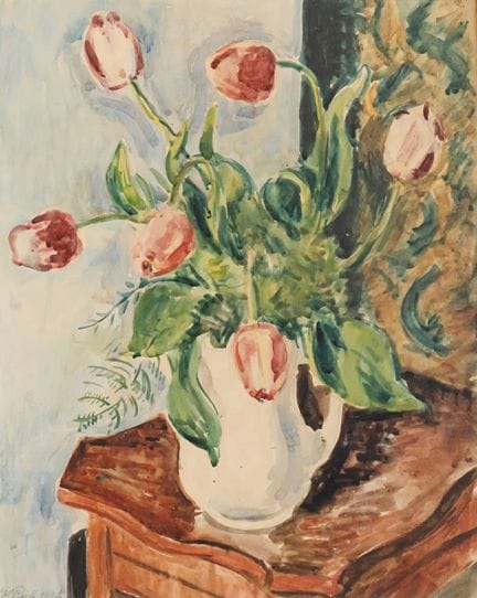 Tulipani, acquerello, Konrad Ruff, 1934

Natura mo
