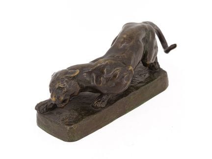 John Mayne Van der Kemp, figura in bronzo "Pantera