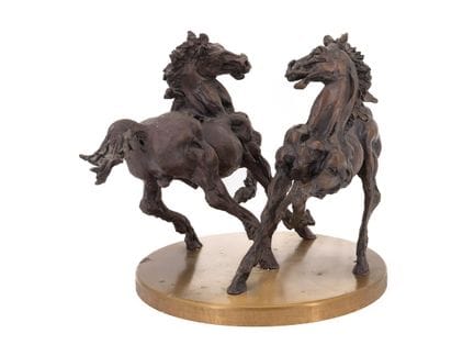 Augusto Murer (1922-1985), due sculture in bronzo 