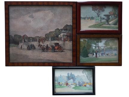 Prof. Hermann Göhler (1874-1959), ensemble de parc