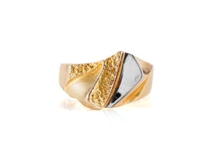 Anello d'oro Lapponia, in oro giallo 585, 14k, Bjö