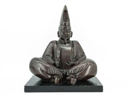 Minamoto no Yoritomo, figura seduta - scultura in 