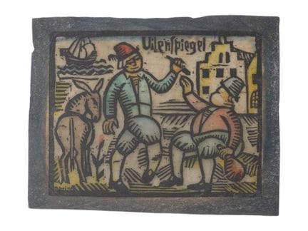 Xilografia, “Uilenspiegel”, Georg Schrimpf (1889-1