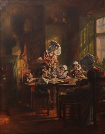 Attribué à Max Silbert (1871), Enfants en train de