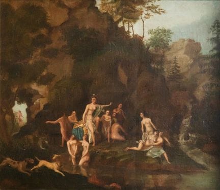 Peinture, « Diane et Actéon », première moitié du 