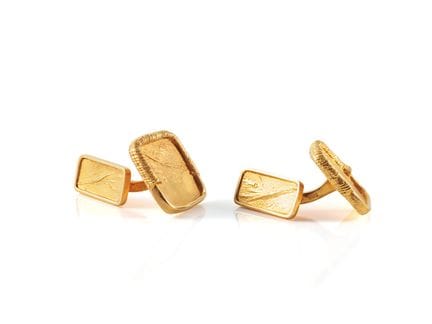 Gemelli in oro 14K, 585 

Gemelli finemente lavora