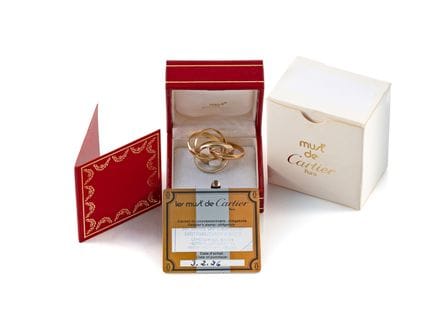 Anello Must de Cartier Trinity, oro 18 carati, 750