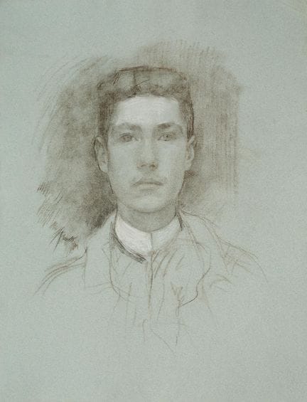 Raymond THIBÉSART (1874-1968)
Etude d'homme en bus