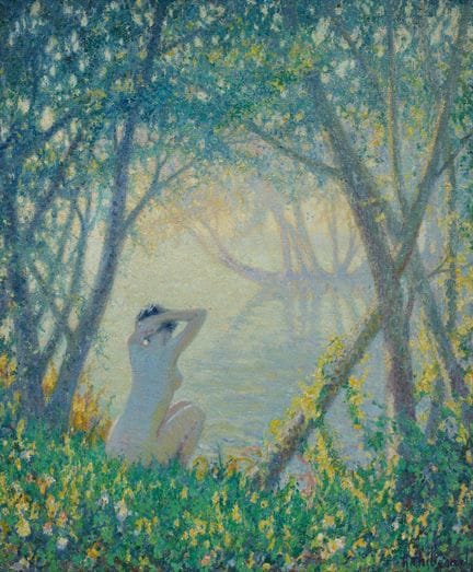 Raymond THIBÉSART (1874-1968)
Nu assis sous les ar