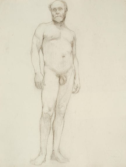 Raymond THIBÉSART (1874-1968)
Etude de nu masculin