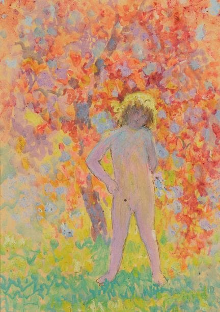 Raymond THIBÉSART (1874-1968)
L'enfant et la nymph