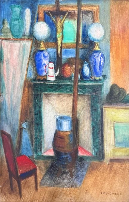 Alfred DUNET (1889-1939)
L'atelier de Bourdelle 
G
