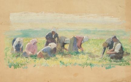 Raymond THIBÉSART (1874-1968)
Travailleurs au cham