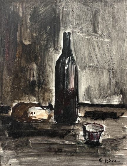 Gaston SEBIRE (1920-2001)
Nature morte à la boutei