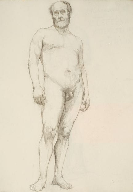 Raymond THIBÉSART (1874-1968)
Etude de nu masculin