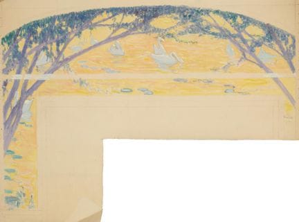 Raymond THIBÉSART (1874-1968)
Etude préparatoire  