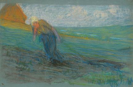 Raymond THIBÉSART (1874-1968)
Travail au champ.
Ré