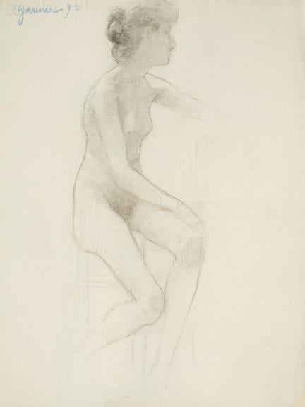 Raymond THIBÉSART (1874-1968)
Etude de nu masculin