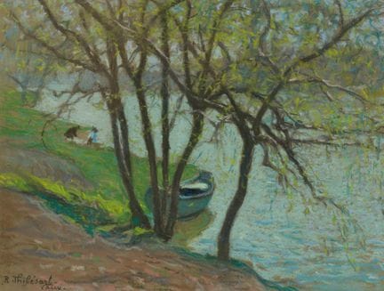 Raymond THIBÉSART (1874-1968)
Vue de Vaux sur Sein