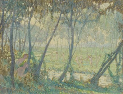 Raymond THIBÉSART (1874-1968)
Les dryades observée