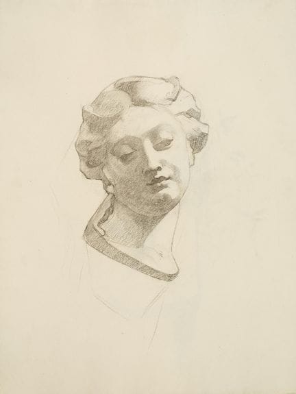 Raymond THIBÉSART (1874-1968)
Etude de sculptures.