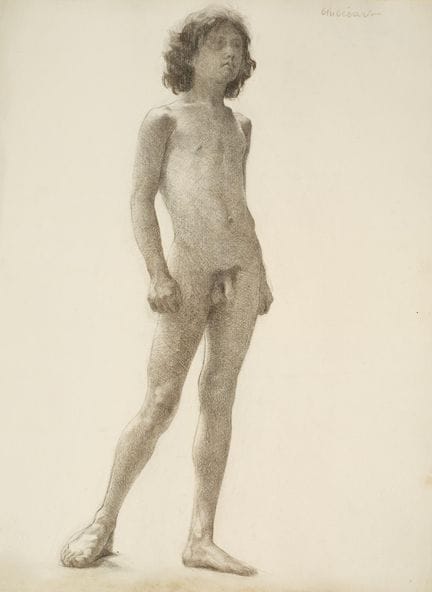 Raymond THIBÉSART (1874-1968)
Etude de nu masculin