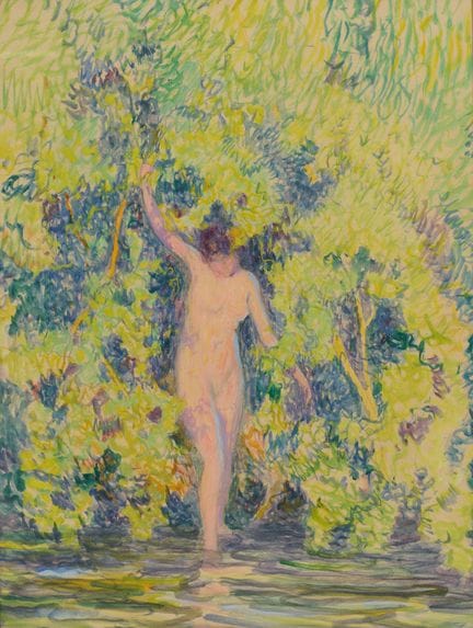 Raymond THIBÉSART (1874-1968)
Naïade près de l'éta