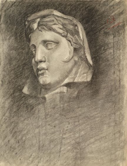 Raymond THIBÉSART (1874-1968)
Etude de sculpture.
